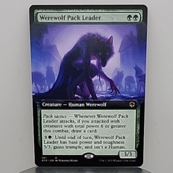 MTG Werewolf Pack Leader Adventures in the Forgotten Realms 387 Regular Rare - Image 1