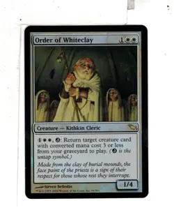 MTG SkeenAB Order of Whiteclay FOIL from Shadowmoor. LP. - Image 1