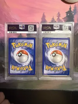 2010 POKEMON HG & SS RAYQUAZA & DEOXYS LEGEND-HOLO-UNDAUNTED PSA 7/8 Sequential - Image 2