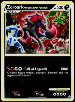 Zoroark and Legendary Pokemon Jumbo Promo Pokemon Lightly Played - Image 1