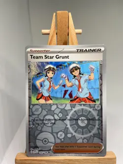 Team Star Grunt - Reverse Holo - Scarlet & Violet 195/198 - MINT - Pokemon - Image 1