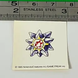 Starmie - Pokemon 151 Sticker Seal Very Rare Anime Game TCG Japanese #385 - Image 1