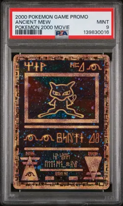 Ancient Mew Movie Game Promo FA Holo Pokemon TCG 2000 PSA 9 - Image 1