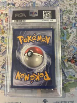 1999 Pokemon Fossil Hitmonlee Holo #7 PSA 8 NM-MT Cert# 139029165 - Image 3