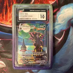 Pokemon Umbreon VMAX Alternate Art Secret Rare Evolving Skies CGC 10 Holo - Image 1