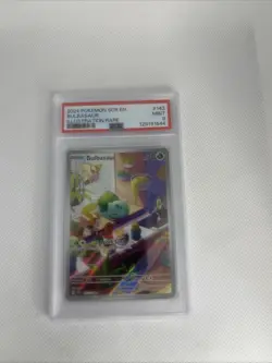 Bulbasaur 143/142 Stellar Crown Illustration Mint Condition Pokemon PSA 9 - Image 1
