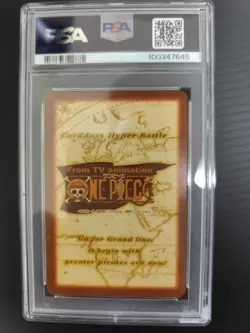 1999 ONE PIECE CHB #C14 SHANKS FIRST STAGE PSA6 japanese carddass hyper battle - Image 2