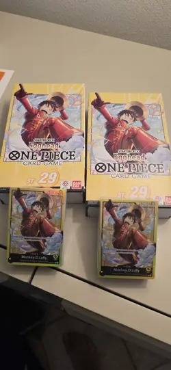 One Piece TCG ST-29 Starter Deck 29 Egghead Monkey D Luffy Sealed Brick ONLY - Image 1