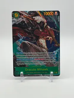 One Piece Dracule Mihawk SEC Alt Art OP14-119 The Azure Sea's Seven English - Image 1