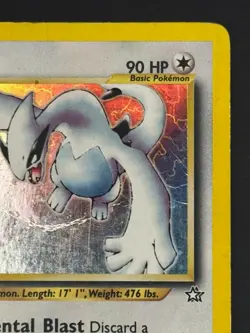 Pokemon - Lugia - 9/111 Neo Genesis - Holo Rare - WOTC Vintage - Damage(Crease) - Image 5