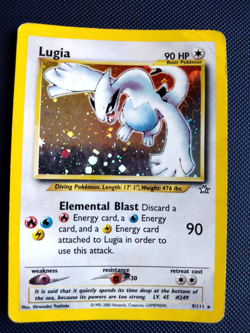 Pokemon Lugia 9/111 Neo Genesis Set Rare Holo Unlimited Wizards Vintage Card HP - Image 1