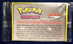 Pokemon Neo Genesis Expansion Promo Card Marill (Sealed) + Bonus Cards - Image 2