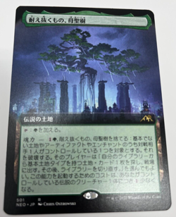 Magic the Gathering MTG Boseiju Who Endures Extended Art Japanese Kamigawa NM - Image 1
