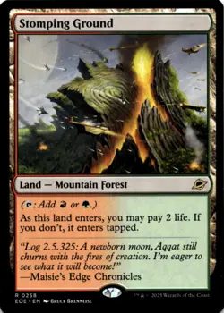 MTG Stomping Ground Normal NM Edge of Eternities Magic 258 - Image 1