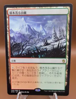 JAPANESE Wooded Foothills x1 MTG Khans of Tarkir Magic Near Mint NM English - Image 1