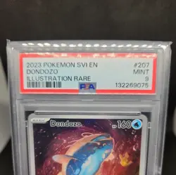 2023 POKEMON SVI EN-SCARLET & VIOLET ILLUSTRATION RARE #207 DONDOZO PSA 9 - Image 2