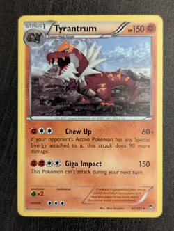 NM Tyrantrum 62/111 Pokemon XY Furious Fists Pokemon TCG - Image 1