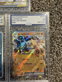 AGS Slab Pokemon Lot - Umbreon 10, Gengar 8.5, Lucario 9, Tag Team GX, Radiant - Image 4