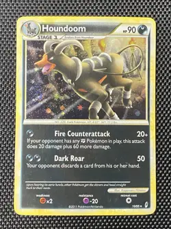Houndoom 10/95 Double Swirl Reverse Holo Call of Legends Pokemon TCG LP+ - Image 4