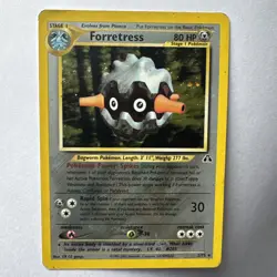 Pokemon TCG Forretress Neo Discovery Holo Card 2/75 Rare - HP - Image 1