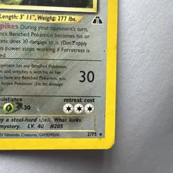 Pokemon TCG Forretress Neo Discovery Holo Card 2/75 Rare - HP - Image 5