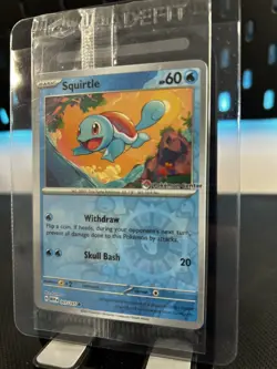 Pokemon Center 151 Stamped Reverse Holo Squirtle Promo 007/165 Sealed Reverse - Image 4