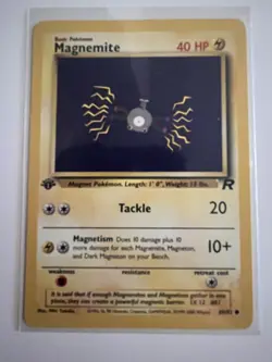 Magnemite 60/82 1st Edition Common Good Condition Team Rocket WOTC - Image 1