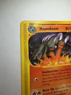 Pokemon TCG Houndoom Aquapolis 014/147 Regular Rare 2002 80 HP Naoyo Kimura - Image 4