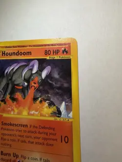 Pokemon TCG Houndoom Aquapolis 014/147 Regular Rare 2002 80 HP Naoyo Kimura - Image 5