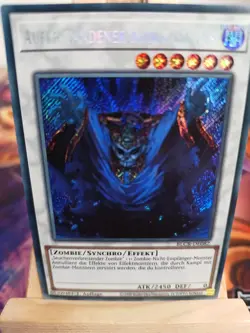 Auferstandener Konig Ha Des BLCR-DE082 Secret Rare DE NM YUGIOH - Image 1
