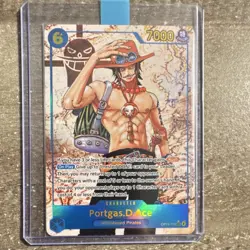 One Piece TCG - OP13 Carrying on His Will - Portgas D. Ace SEC Alt Art - Image 1