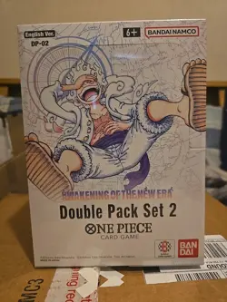 One Piece TCG Awakening of the New Era (OP05) Double Pack Vol. 2 Display (DP02) - Image 1