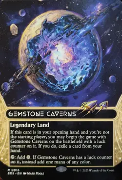 Gemstone Caverns (0016) (Borderless) Edge of Eternities: Stellar Sights Regular - Image 1