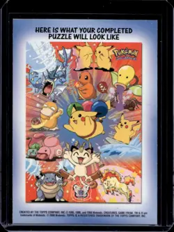 2000 Topps Pokemon TV Animation Edition Series 2 Rattata Stick Ons #9 - Image 2