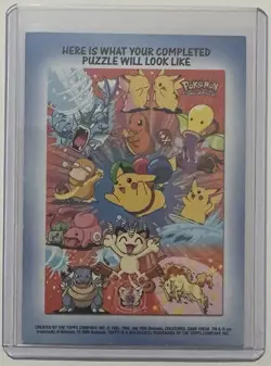 Pokemon Rattata 9/10 - Topps TV Animation Stick-On (2000) - Near Mint (NM) - Image 2