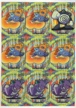 LOT of 18 - 2000 TOPPS POKEMON TV ANIMATION SERIES 2 STICK-ONS - Image 3