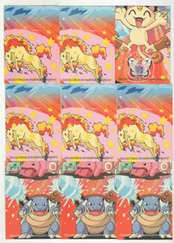 LOT of 18 - 2000 TOPPS POKEMON TV ANIMATION SERIES 2 STICK-ONS - Image 4