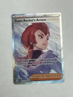 Pokemon Destined Rivals Team Rockets Ariana Special Illustration Card 237/182 - Image 1