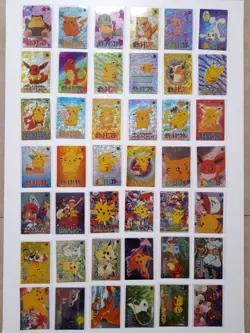4 Lots Pokemon Prism - 147 Cards /Stickers Japan Holo Vending Machine - Image 2