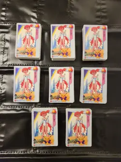 8 Lots Misty Pokemon Prism - 288 Cards / Stickers Holo JAPAN 90' Vending Machine - Image 1