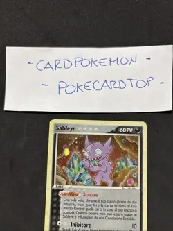Pokemon Card Sableye 10/100- Ex Guardiani dei Cristalli -Ita-Holo-Nm! - Image 2