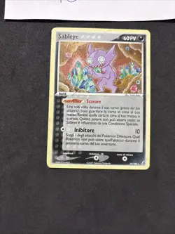 Pokemon Card Sableye 10/100- Ex Guardiani dei Cristalli -Ita-Holo-Nm! - Image 3