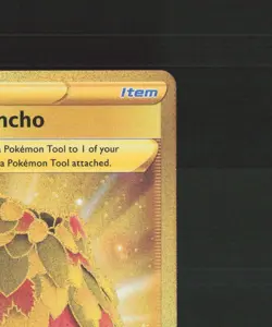 Leafy Camo Poncho 214/195 Silver Tempest Gold Secret Rare Holo Pokemon Card NM - Image 4