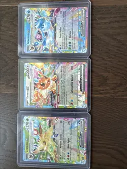 Pokemon Prismatic Evolutions ex Lot of 9 Complete Evolutions with Stamped Eevee - Image 3