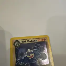 Dark Machamp 10/82 Holo - Team Rocket WOTC 2000 -Vintage Pokemon Card NM SWIRL! - Image 3