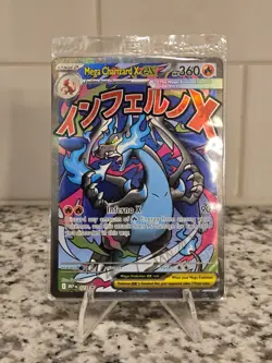 Mega Charizard X EX 023 Promo Me: Mega Evolution Holo Pokemon TCG SEALED - Image 1