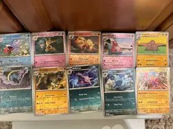 pokemon scarlet and violet 151 reverse holo lot / bundle english - Image 1