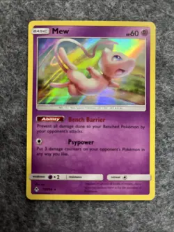 Mew Holo Rare SM Unbroken Bonds 76/214 NM Pokemon TCG - Image 1