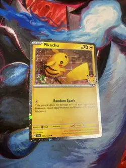 Pikachu 051 /162 Stamped 2026 Pokemon Day 30 Promo TCG W/ SWIRL - Image 2