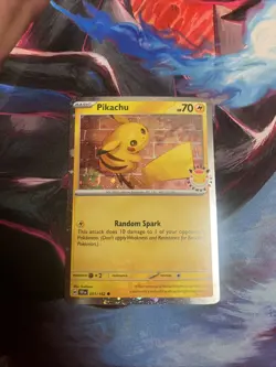 Pikachu 051 /162 Stamped 2026 Pokemon Day 30 Promo TCG W/ SWIRL - Image 3